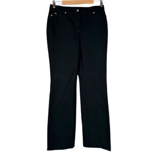 Escada Black Straight Leg High Rise 5-Pocket Pants Women’s Size 40/Medium